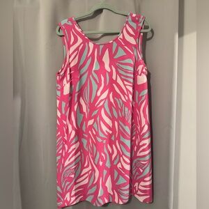 Lilly Pulitzer Pink and Aqua Dress